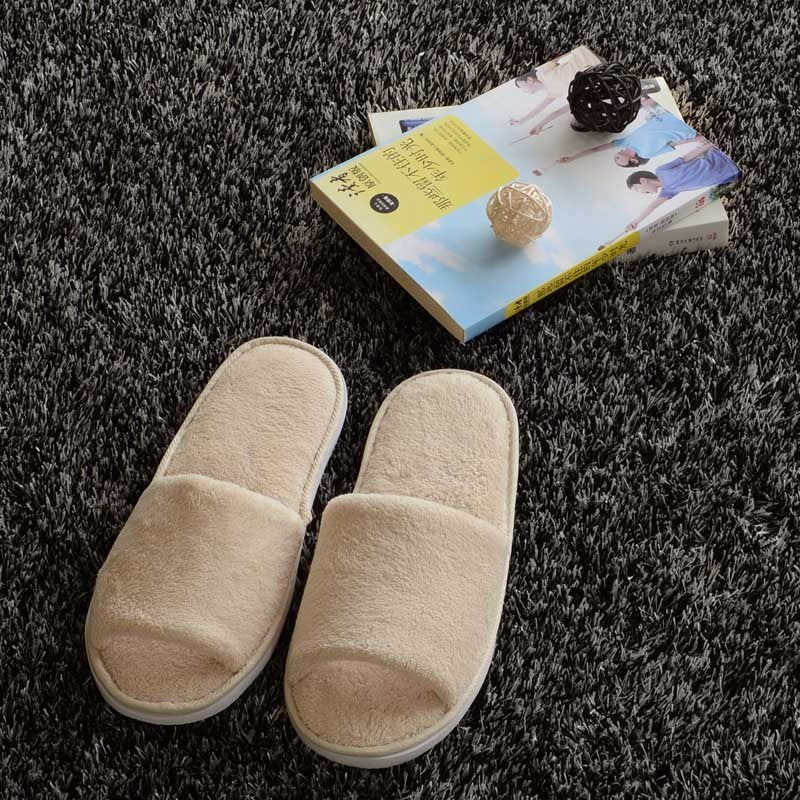 Hotel Slippers Thick-soled Cotton Mop Half-pack Bedroom