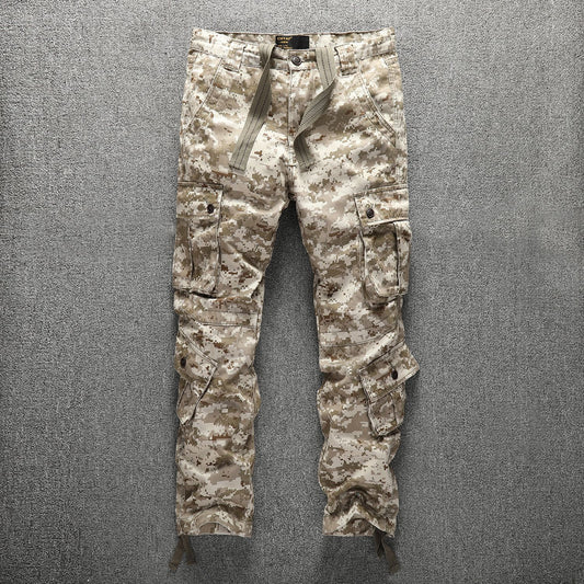 Men's Overalls Casual Trousers Camouflage Feet