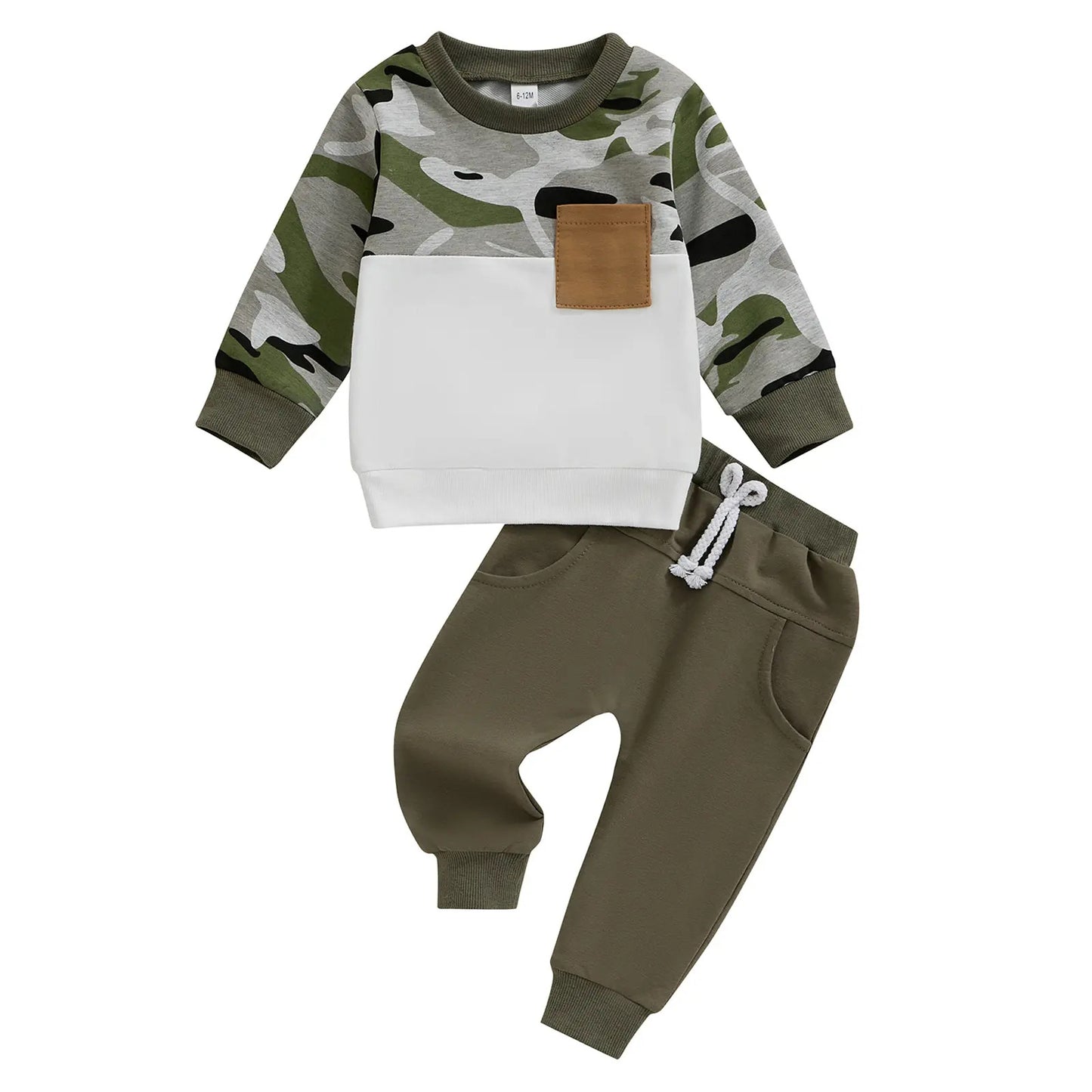 Children's Autumn And Winter Camouflage Suit