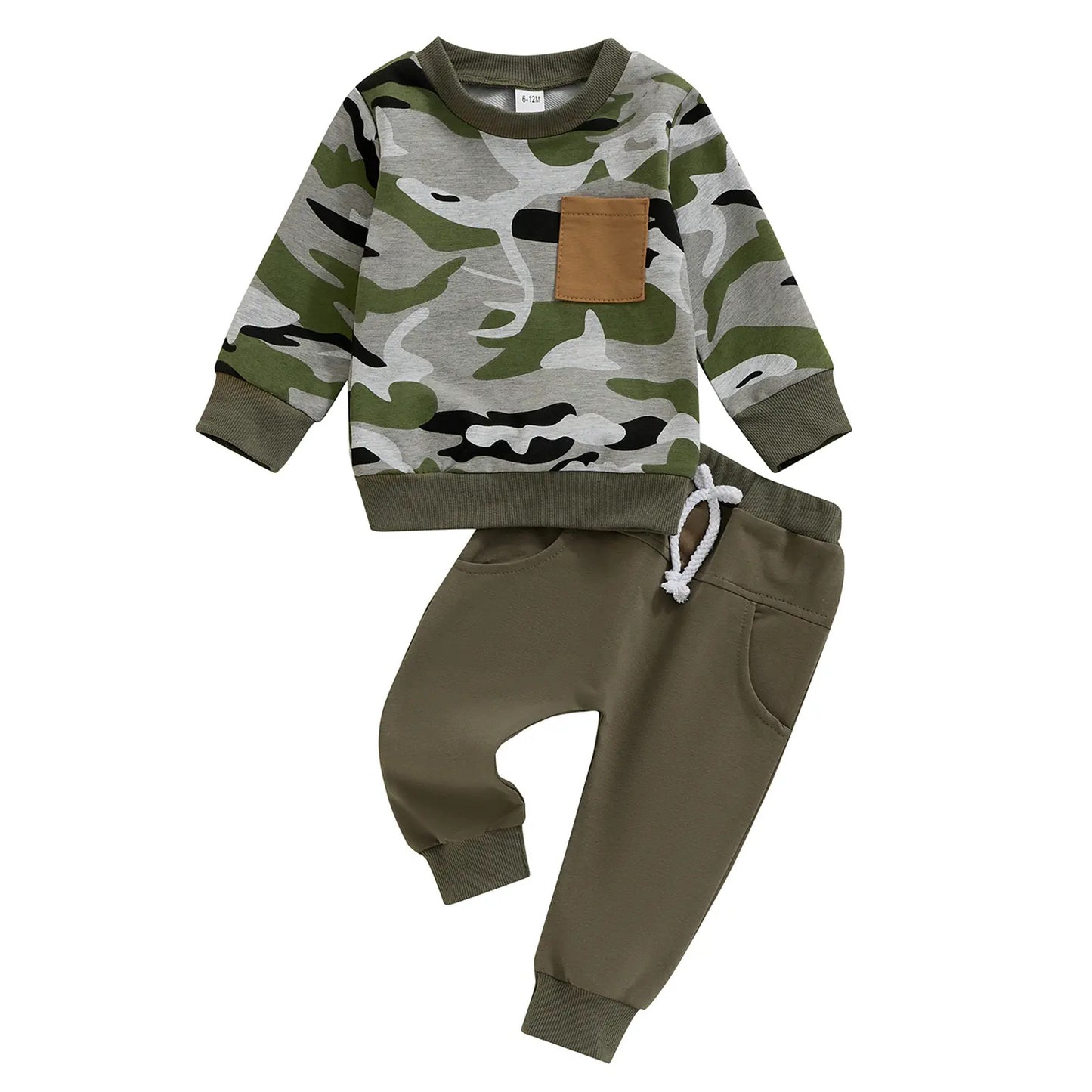 Children's Autumn And Winter Camouflage Suit